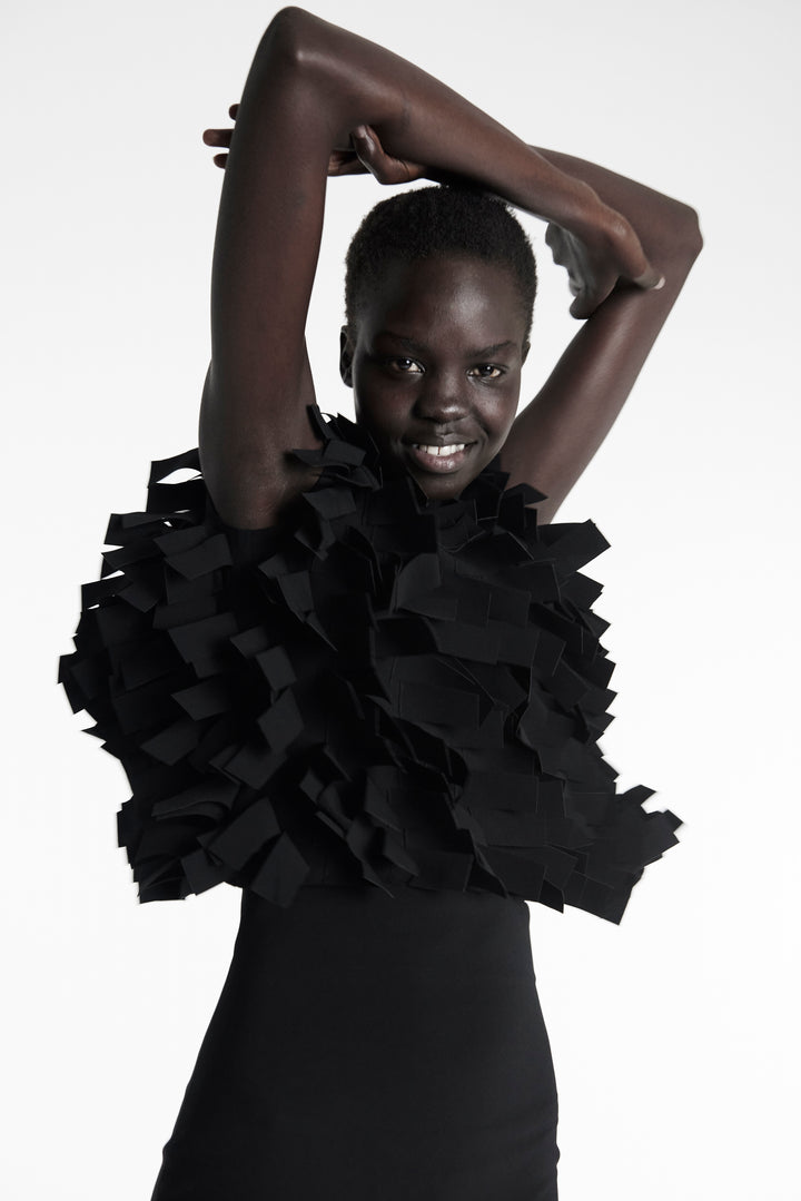 Multi Rectangle Floating Top Black