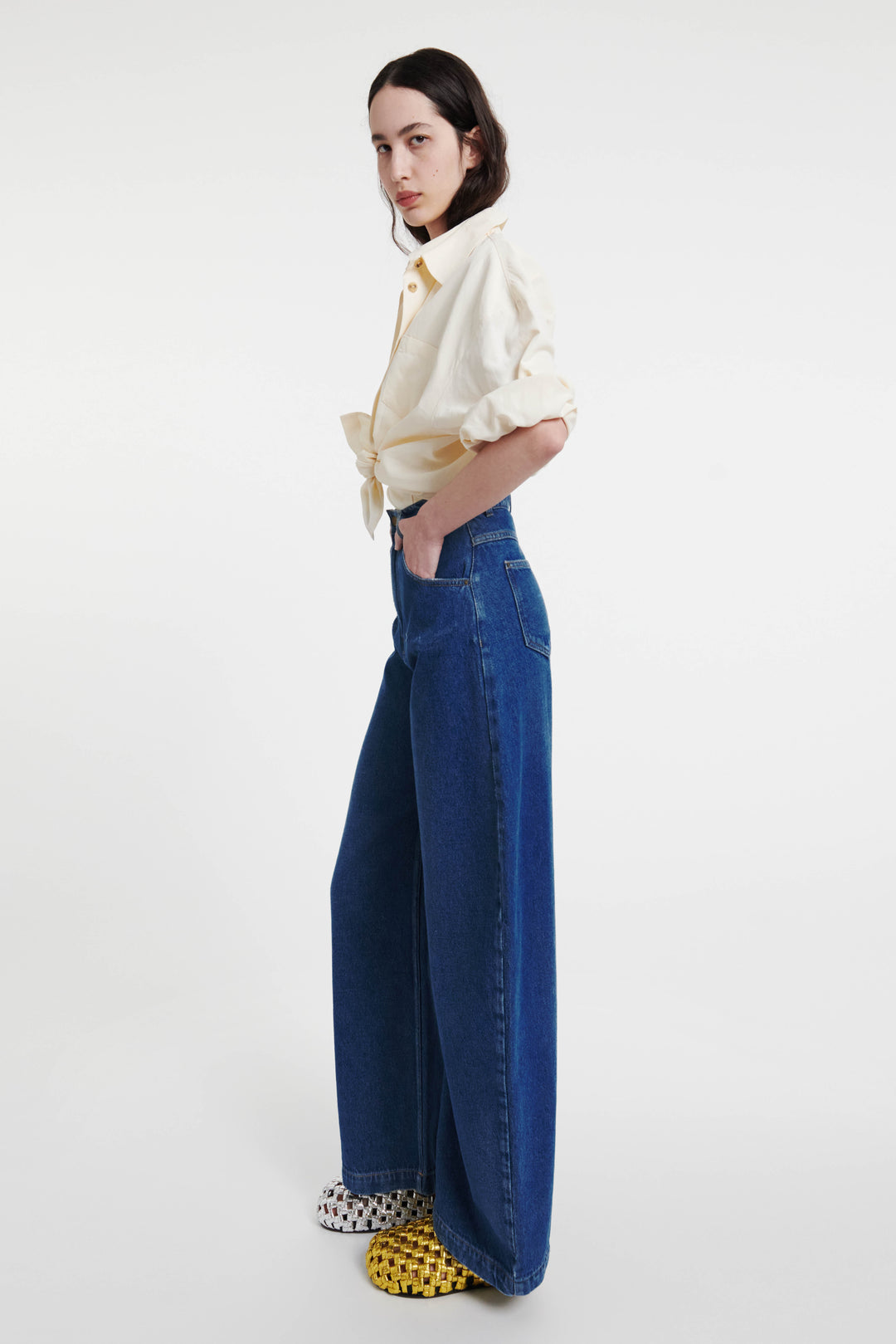 Recycled Rounded Jeans Blue Denim