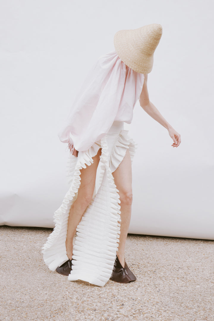 Laminary Skirt Off White