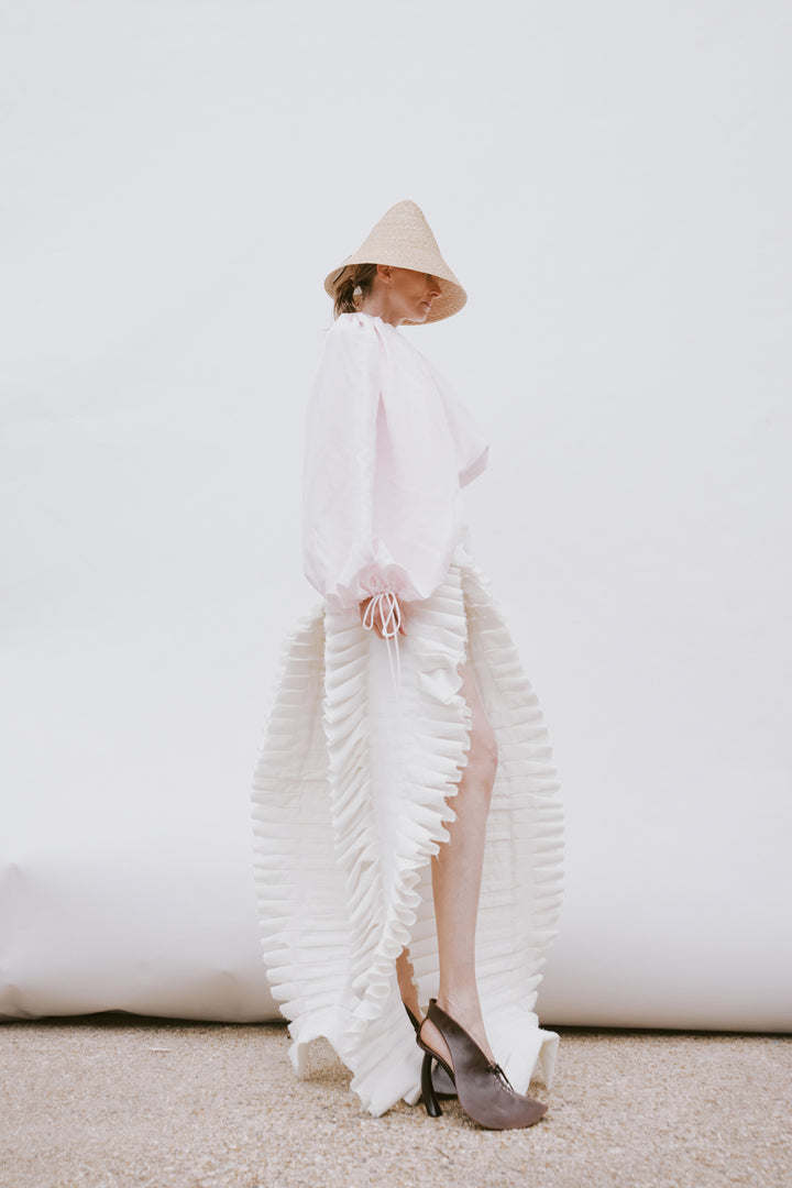 Laminary Skirt Off White