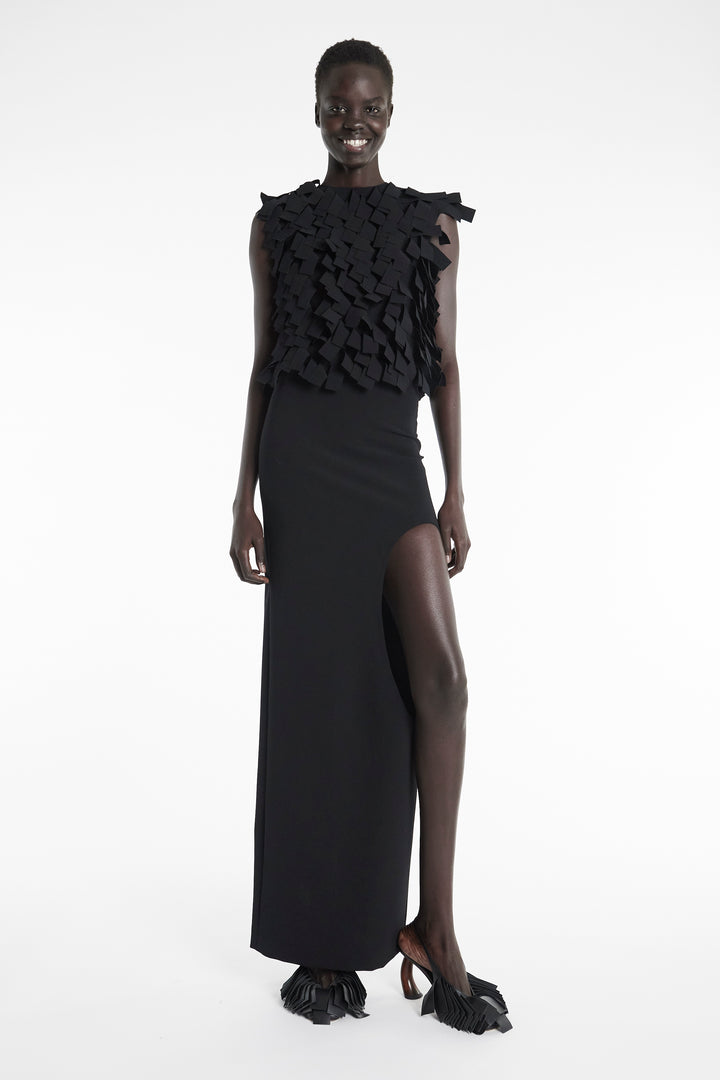 Multi Rectangle Floating Top Black