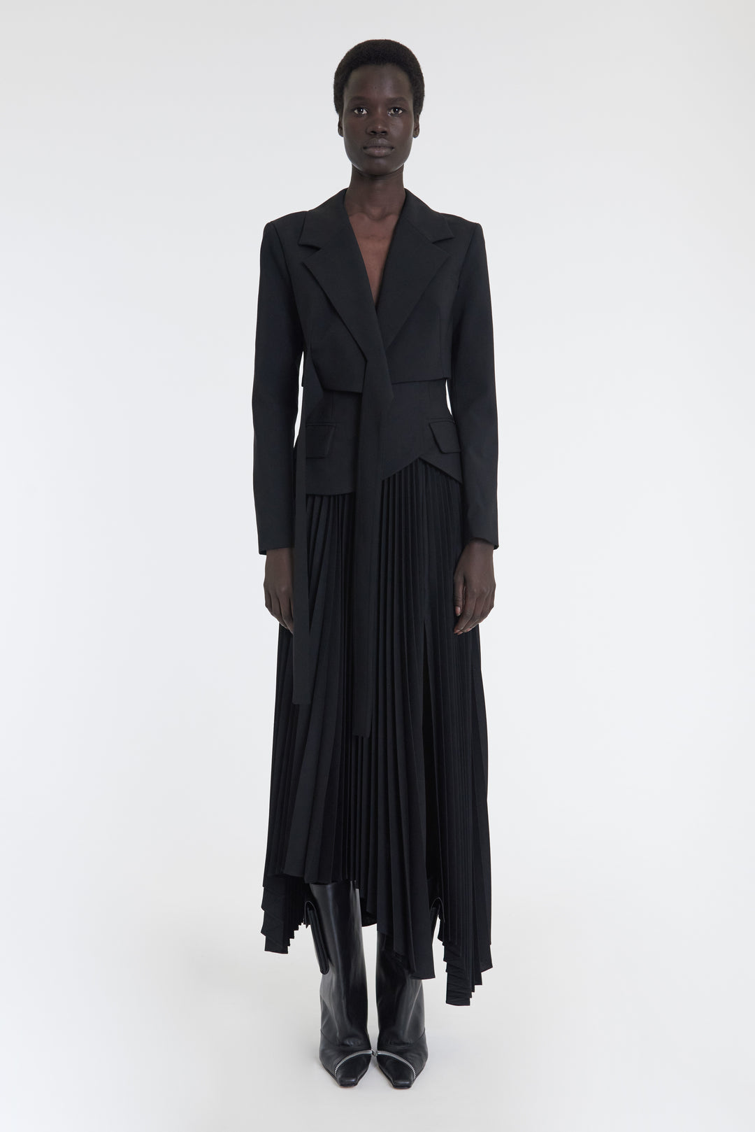 Ameri（アメリ）の「UNDRESSED BACK PLEATS COAT（その他
