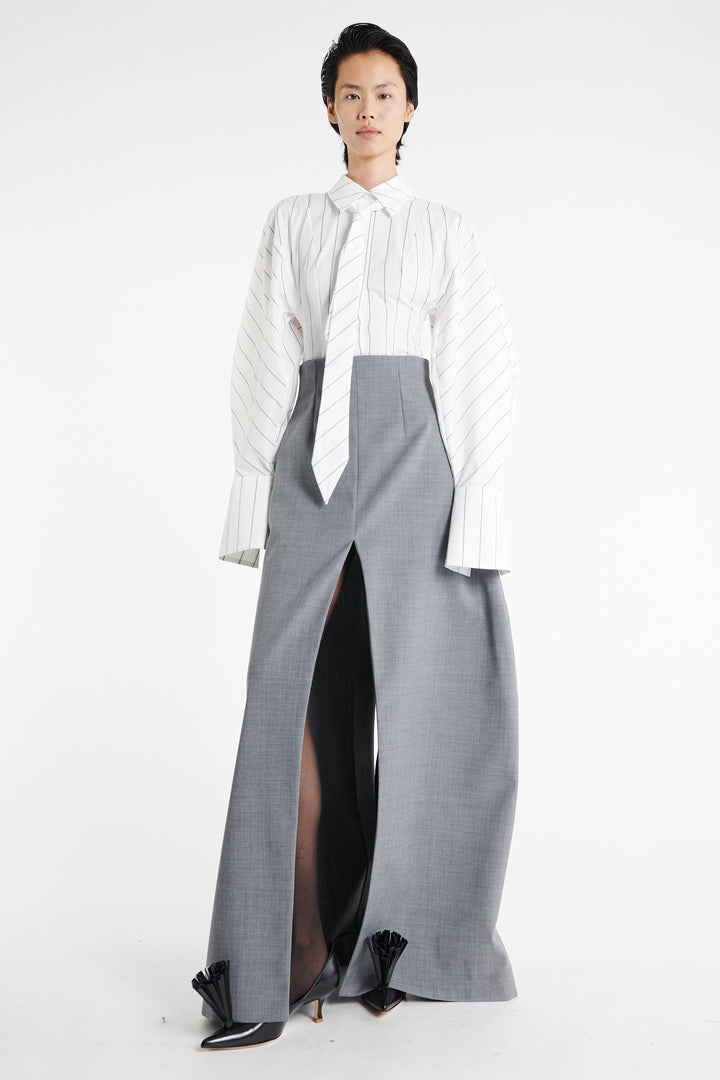 Pant Skirt Grey Melange