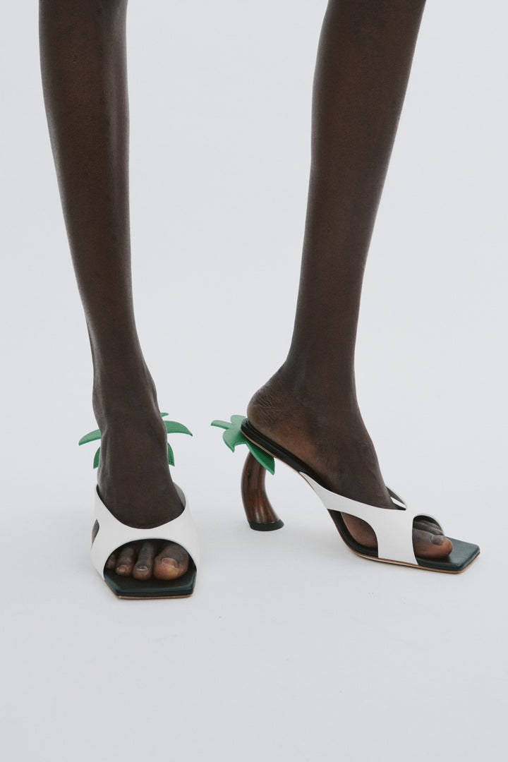 Chiara Wooden Heel Multicolour