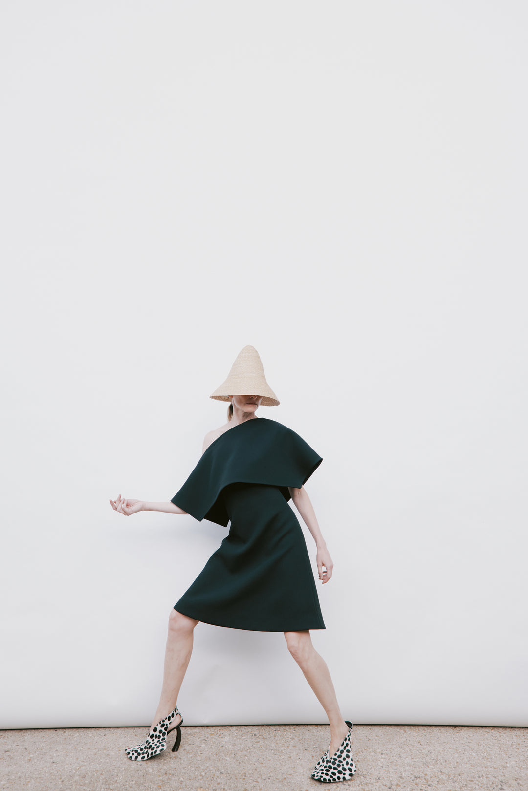 Big Collar Dress Black