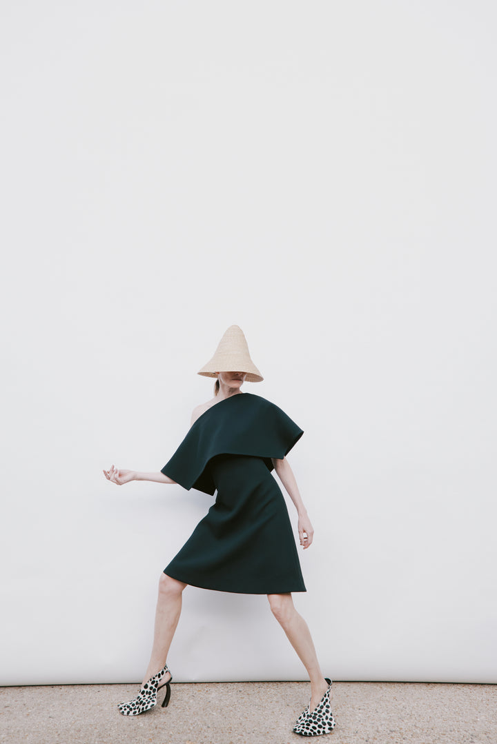 Big Collar Dress Black