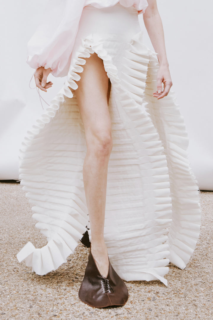 Laminary Skirt Off White