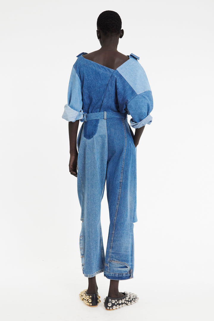 Upcycled Denim Jeans Blue