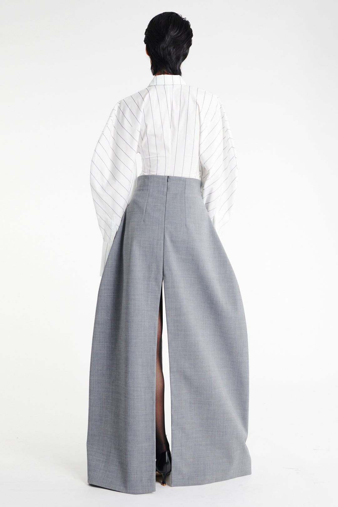 Pant Skirt Grey Melange