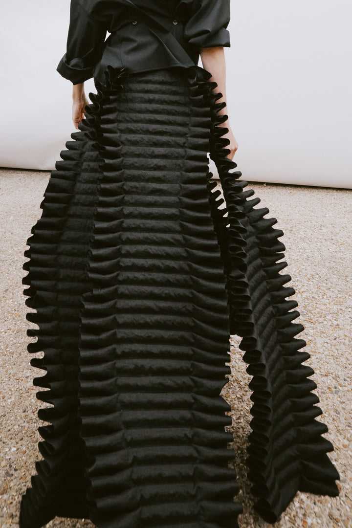 Laminary Skirt Black