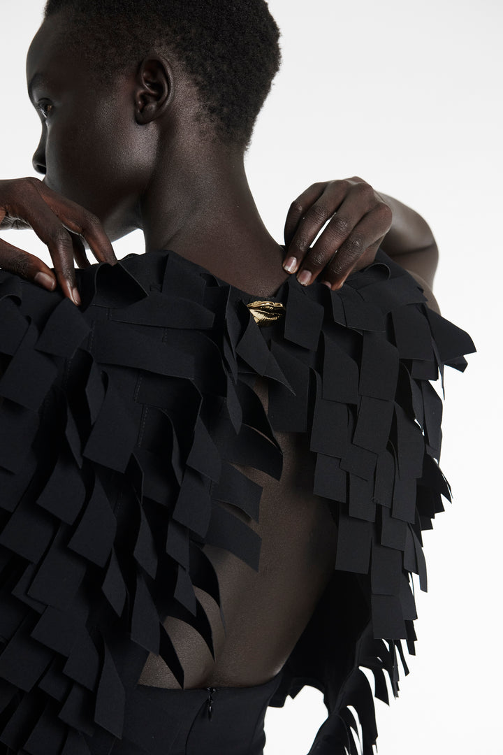 Multi Rectangle Floating Top Black