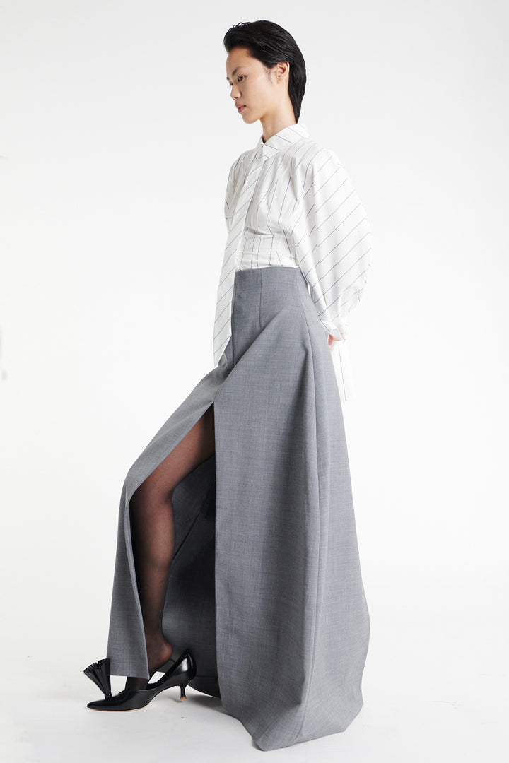 Pant Skirt Grey Melange