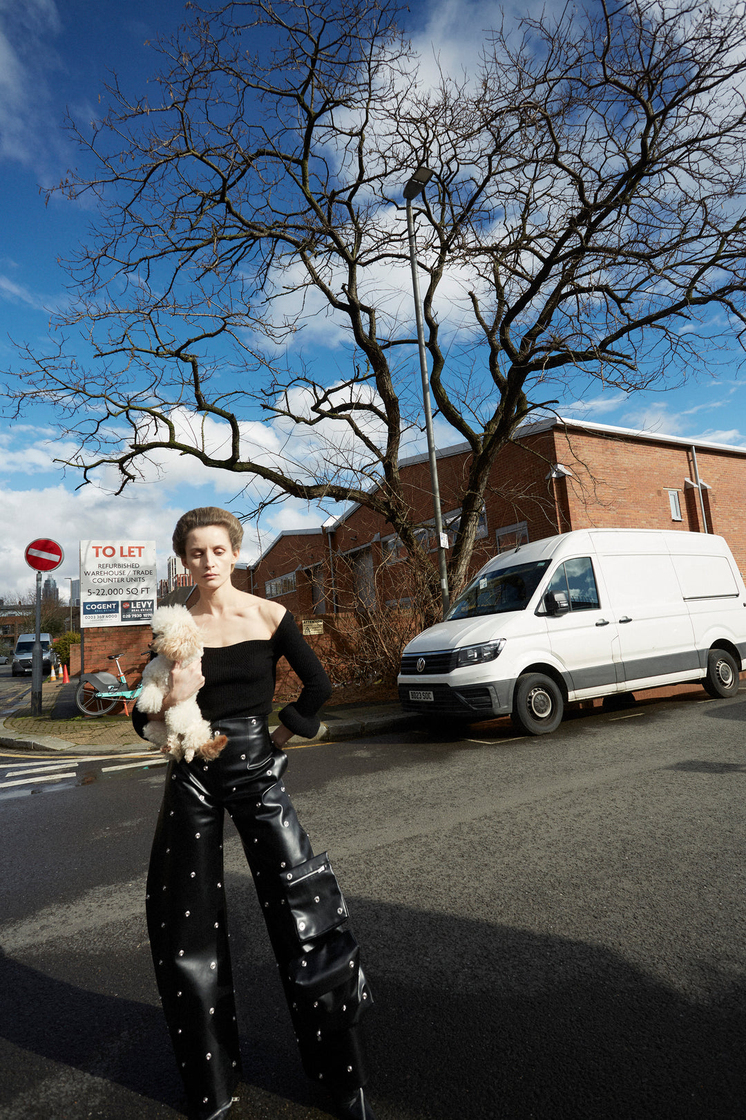 Knit Top With Square Decollete And Doughnut Sleeves Black