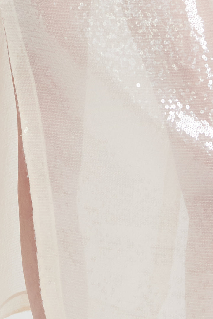 Sequined Skirt Ivory