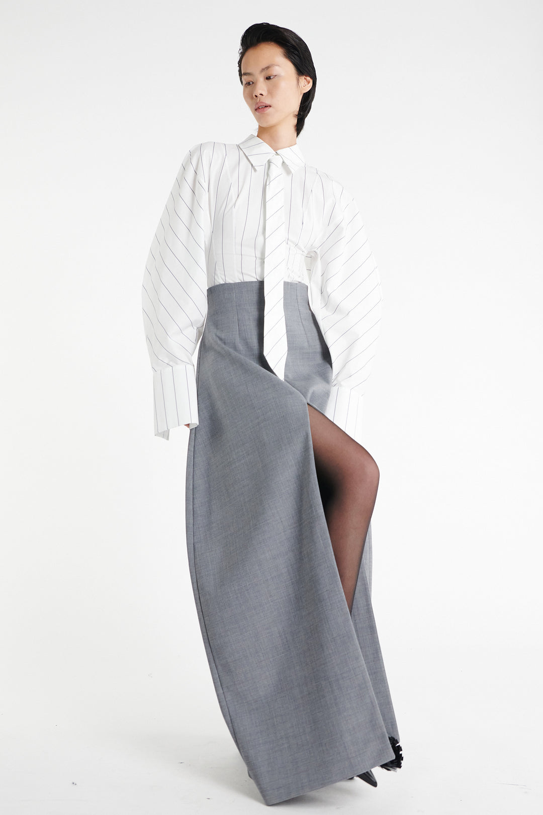 Pant Skirt Grey Melange