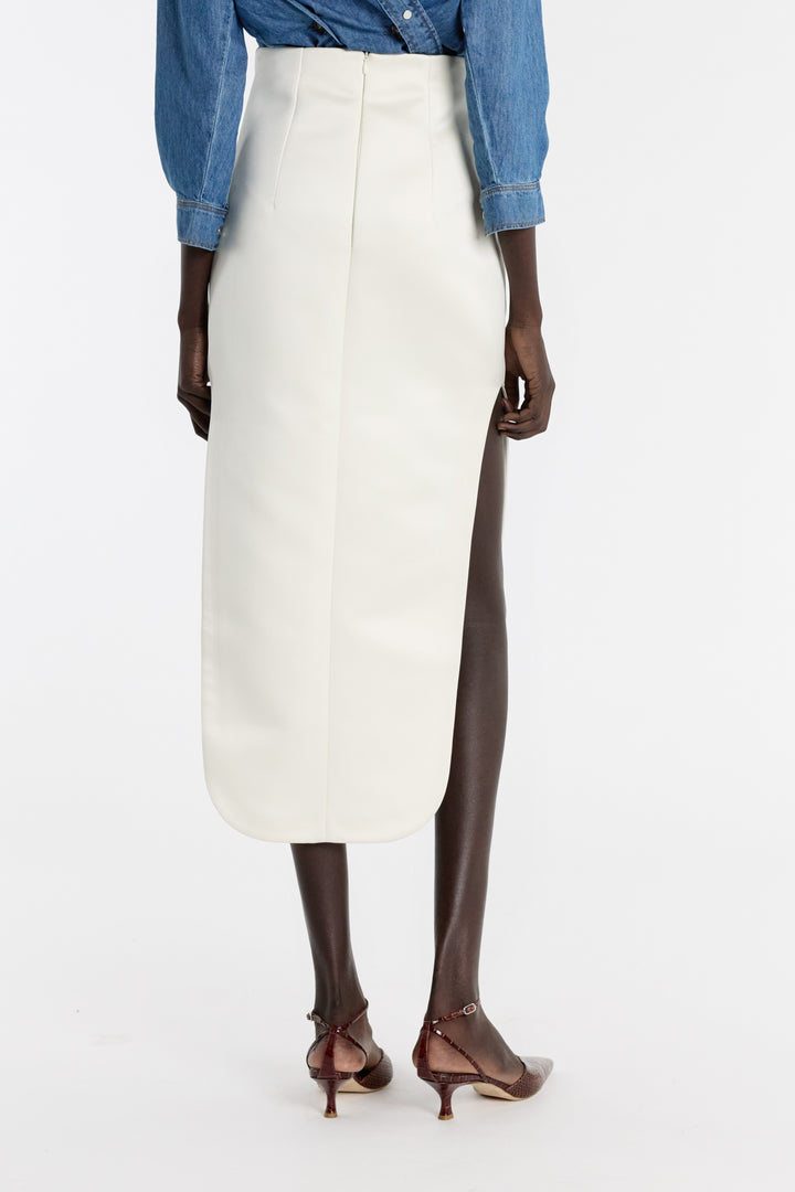 Slit Skirt Ivory