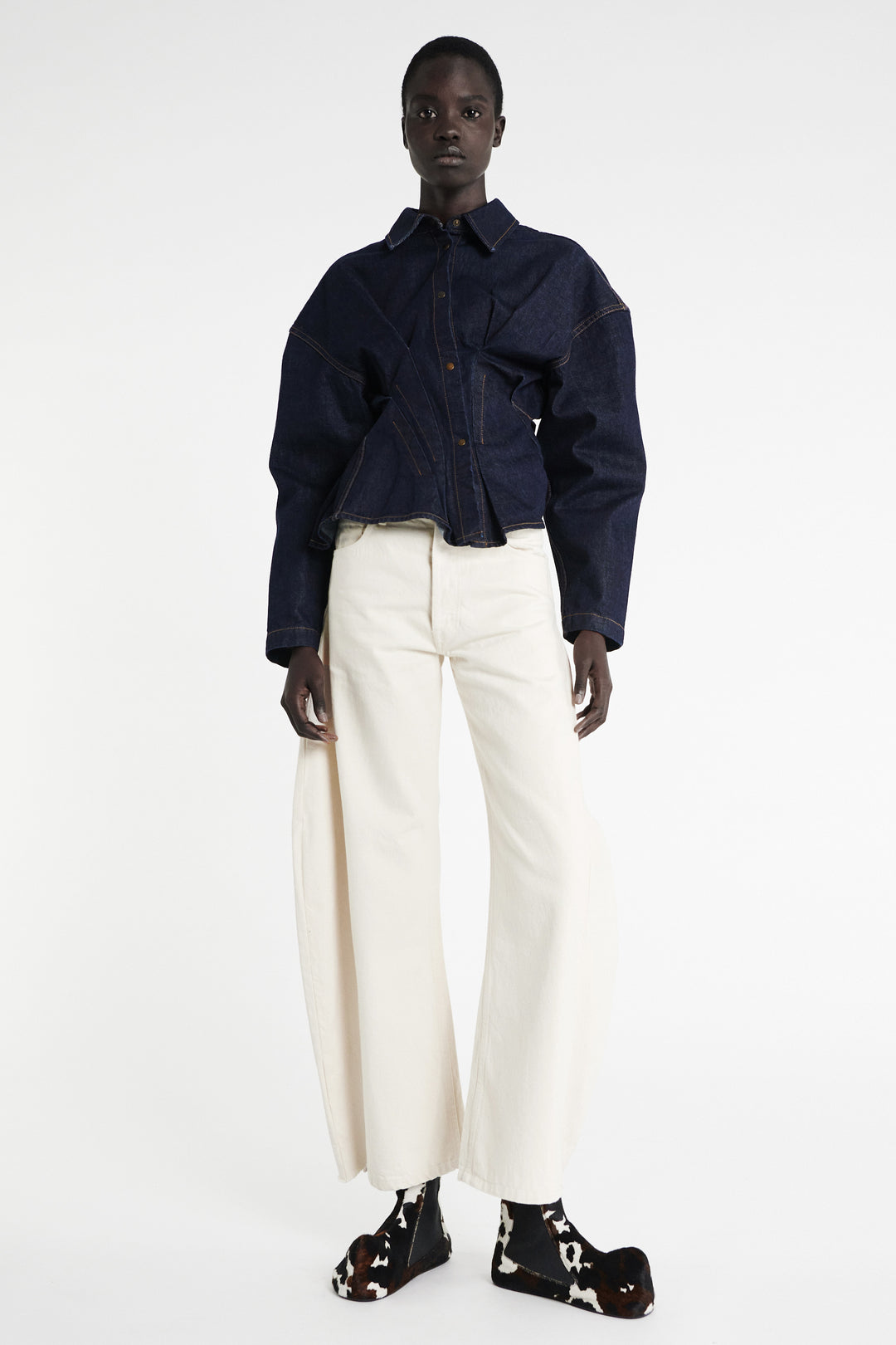 Rinse Wash Denim Shirt Indigo