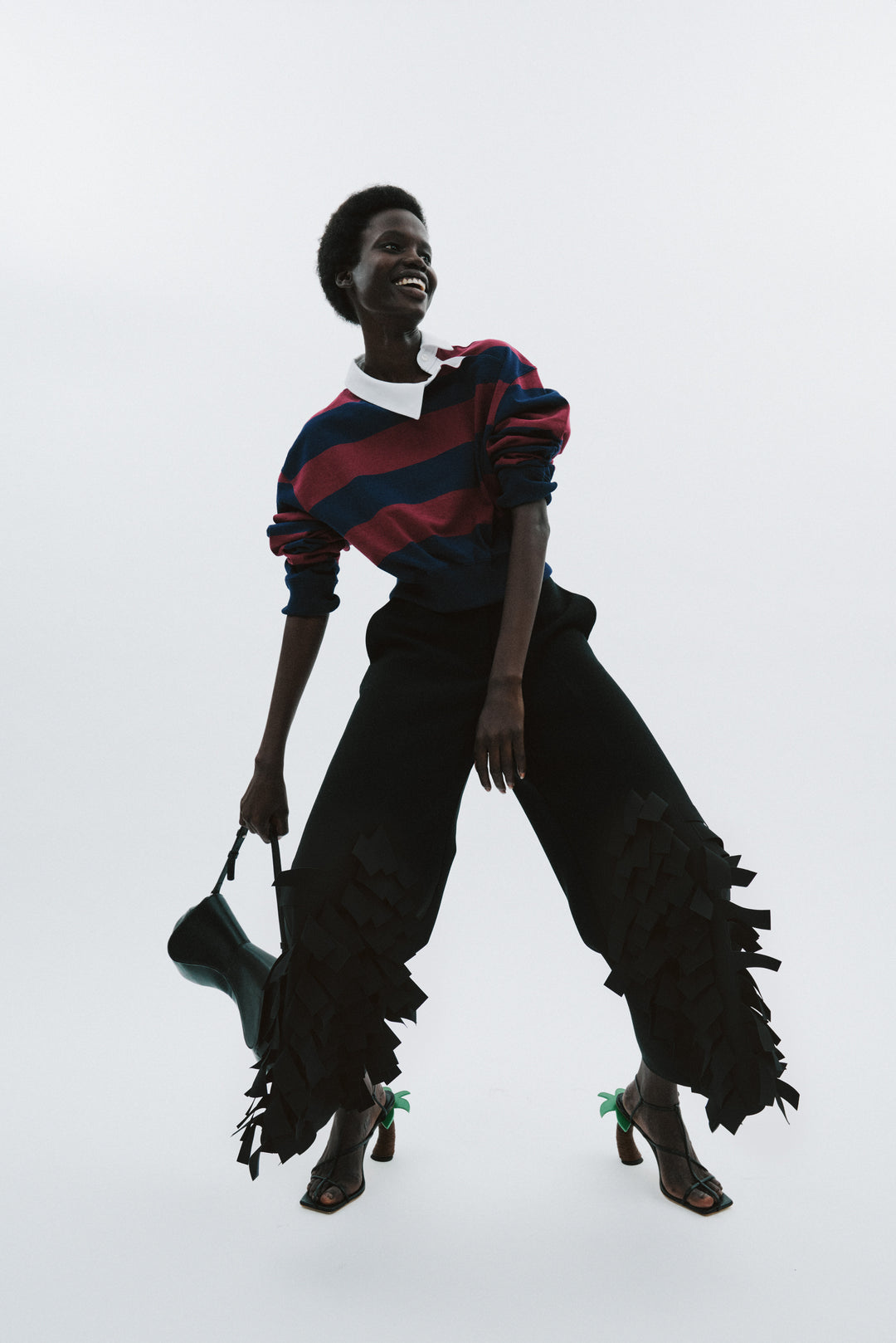 Culottes With Rectangle Detail Black