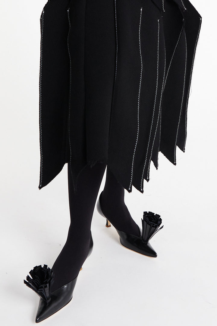 Dress With Panels Black