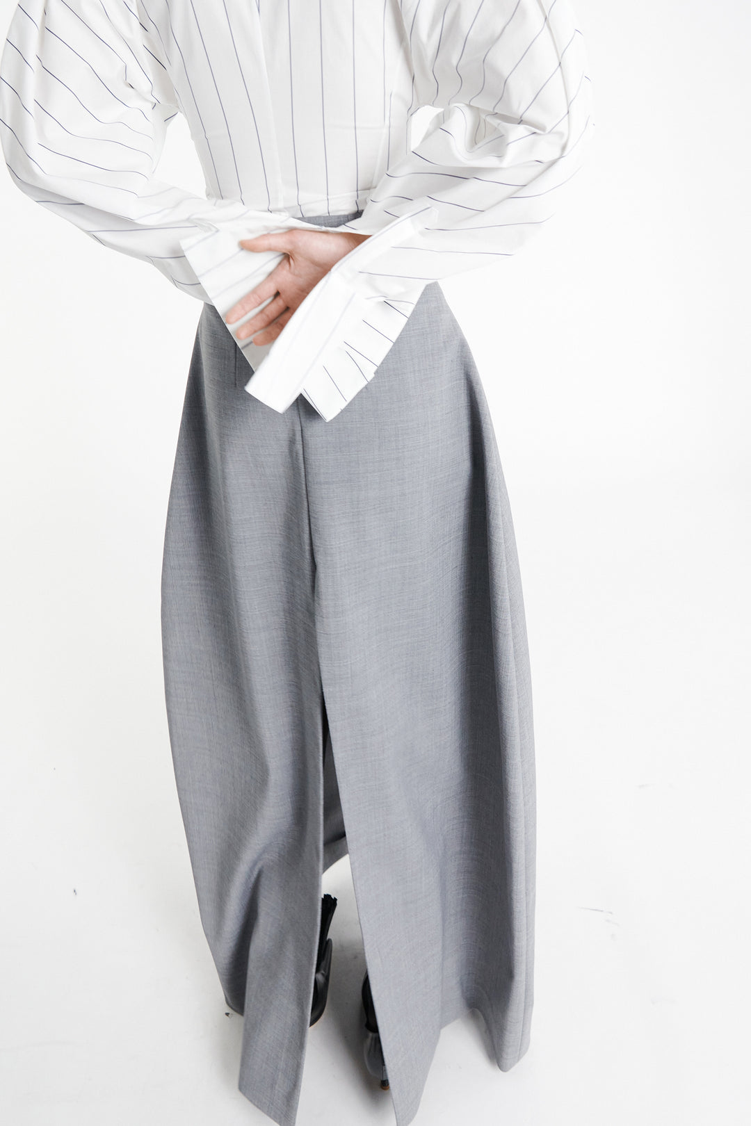Pant Skirt Grey Melange