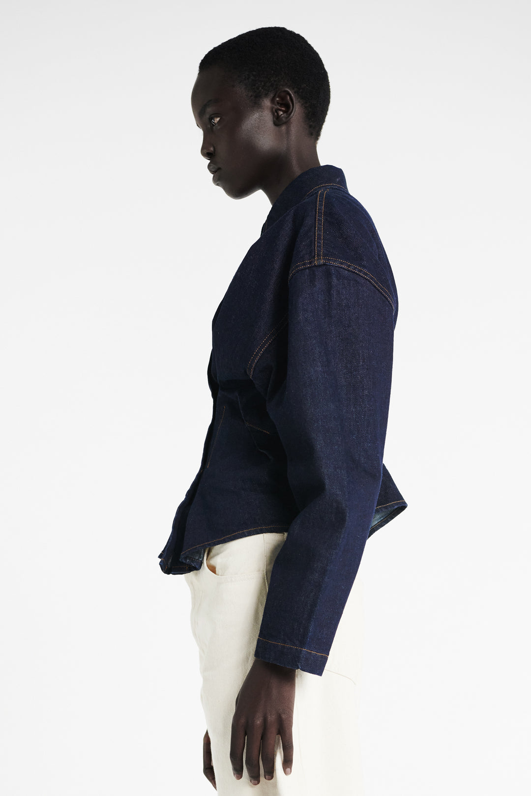 Rinse Wash Denim Shirt Indigo