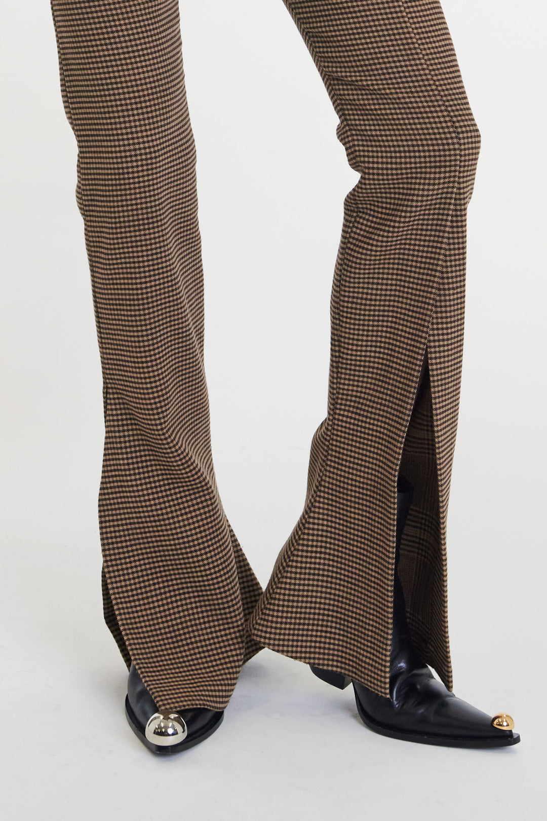 最終値下げFront Slanting Trousers モカ/38 todayful Front Slanting Trousers モカ/38