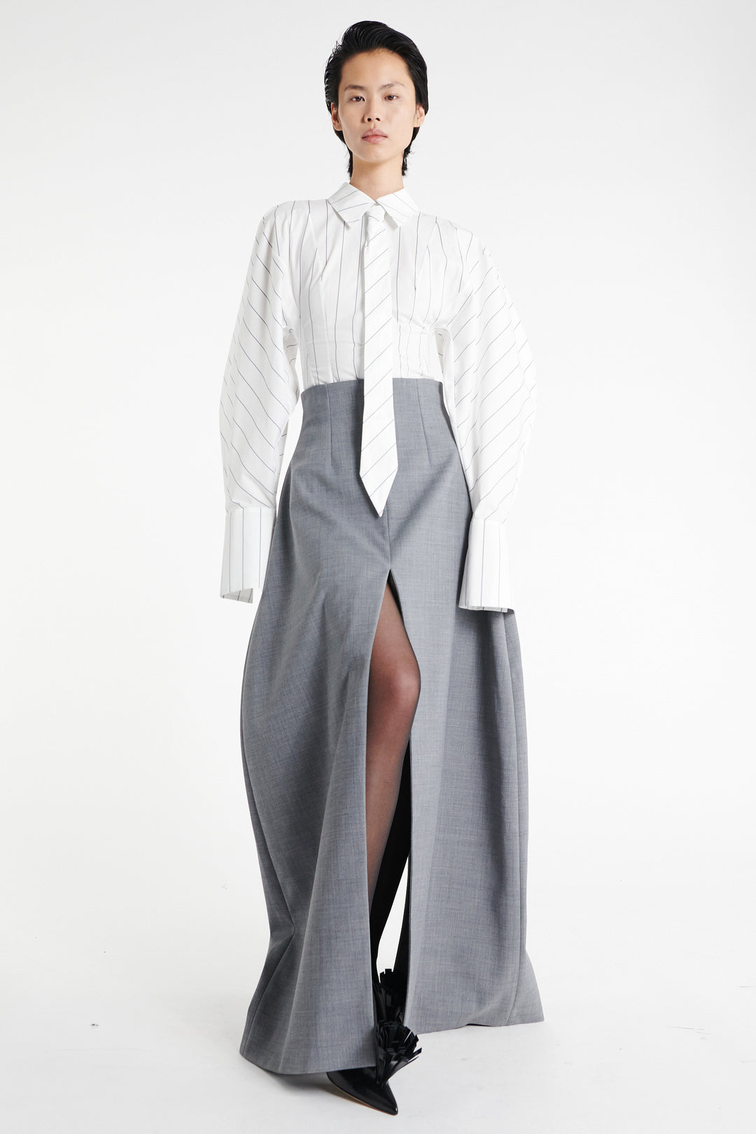 Pant Skirt Grey Melange
