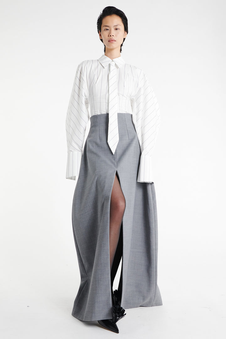 Pant Skirt Grey Melange
