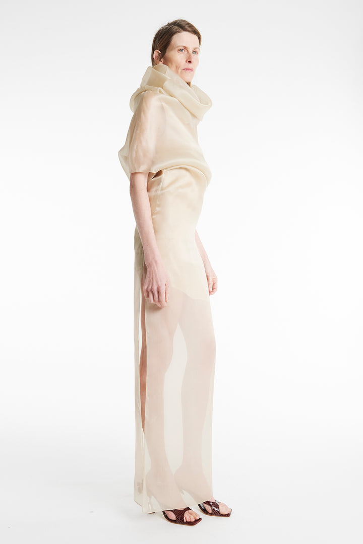 Organza Dress Champagne