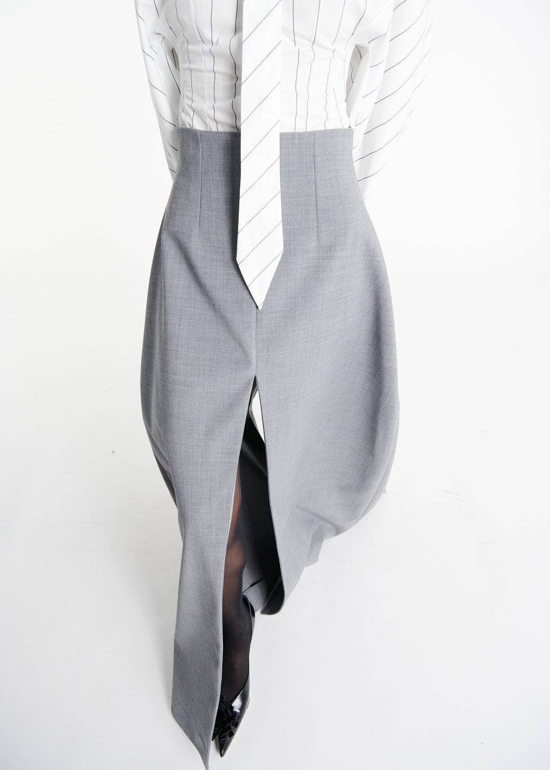 Pant Skirt Grey Melange