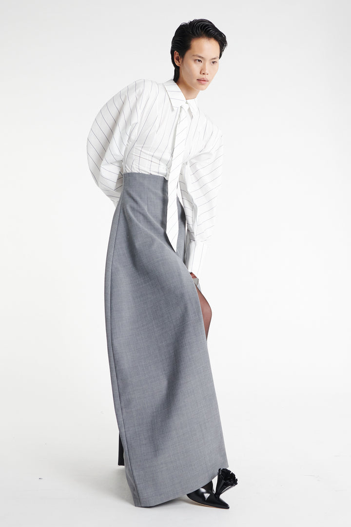 Pant Skirt Grey Melange
