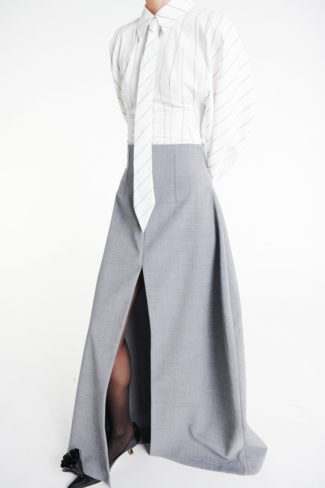 Pant Skirt Grey Melange