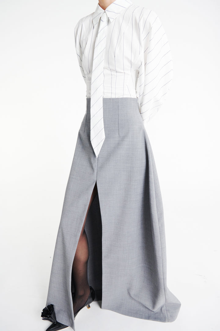 Pant Skirt Grey Melange