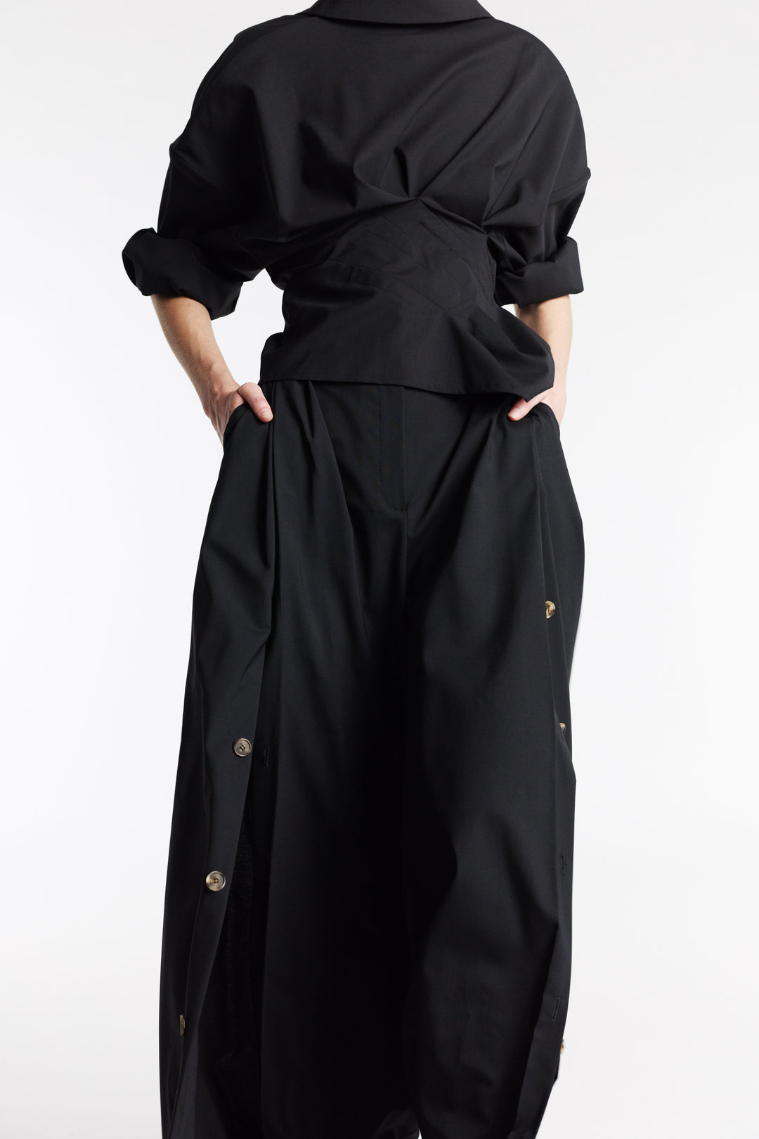 New Twisted Shirt Black