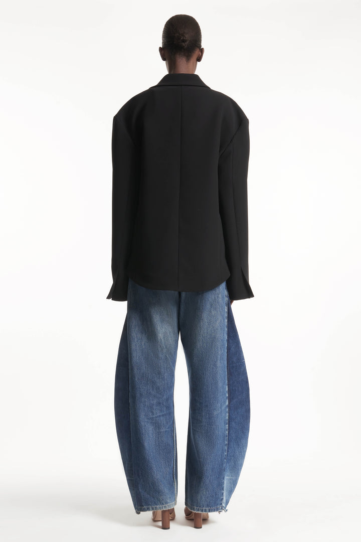 Moreland Travel Blazer - OrigamiTech :: Black – M.M.LaFleur