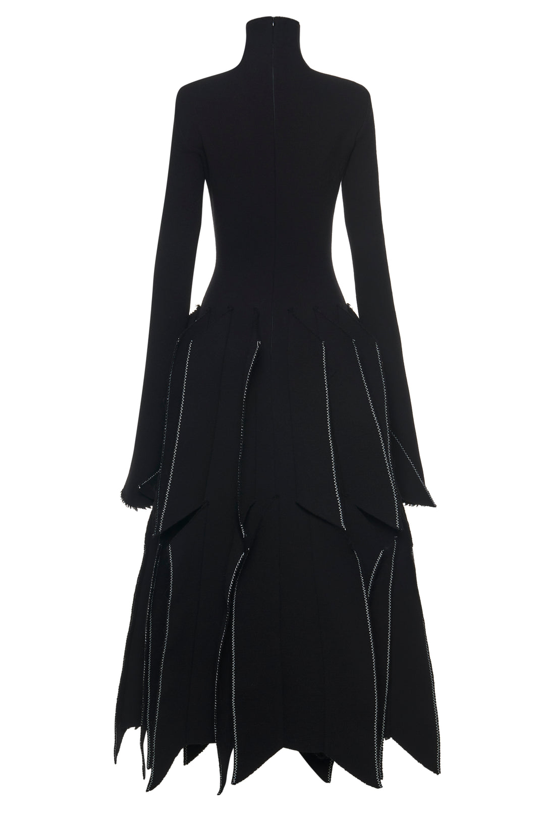 Dress With Panels Black