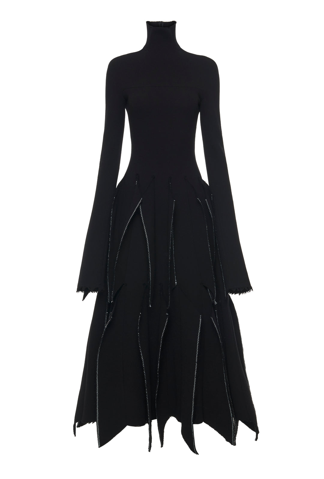Dress With Panels Black