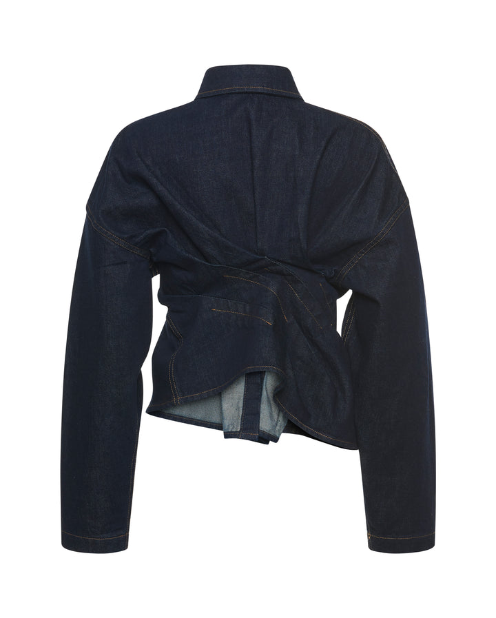 Rinse Wash Denim Shirt Indigo