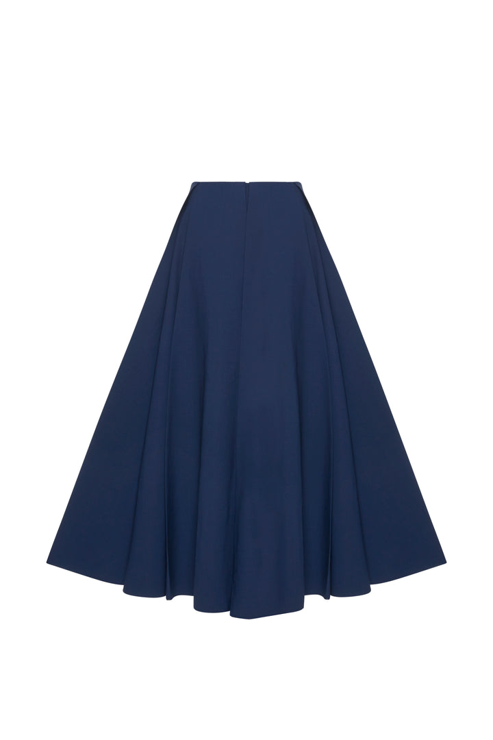 Pleated Skirt Navy