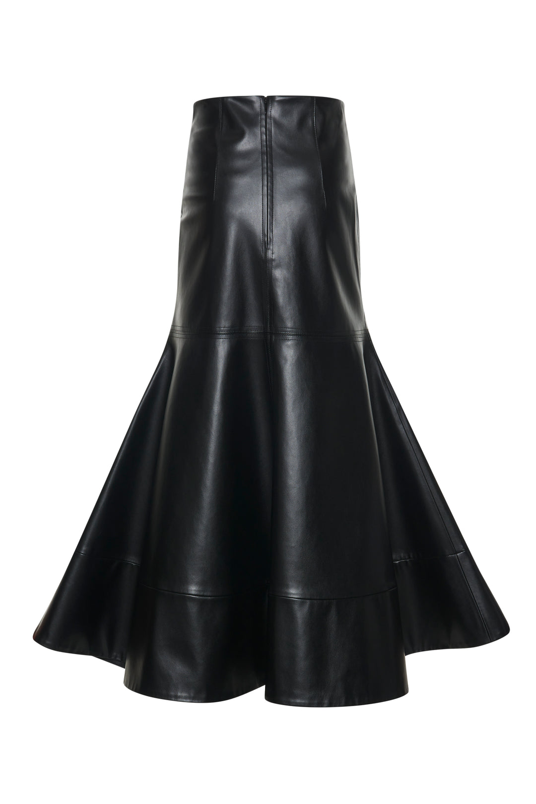 Flared Hem Skirt Black