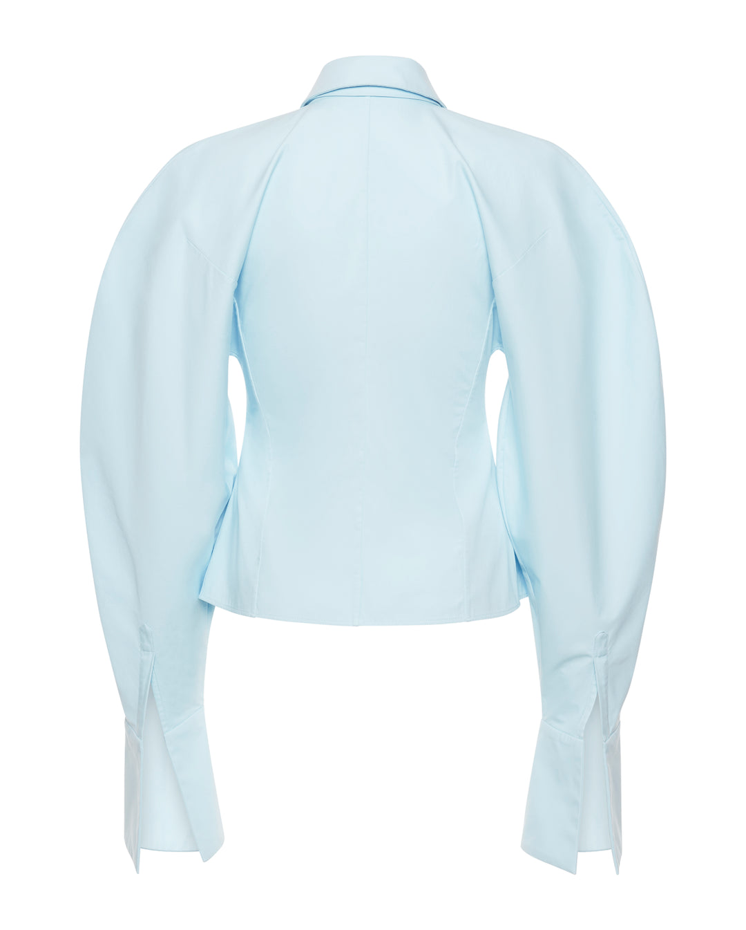 Puff Sleeve Shirt Light Blue
