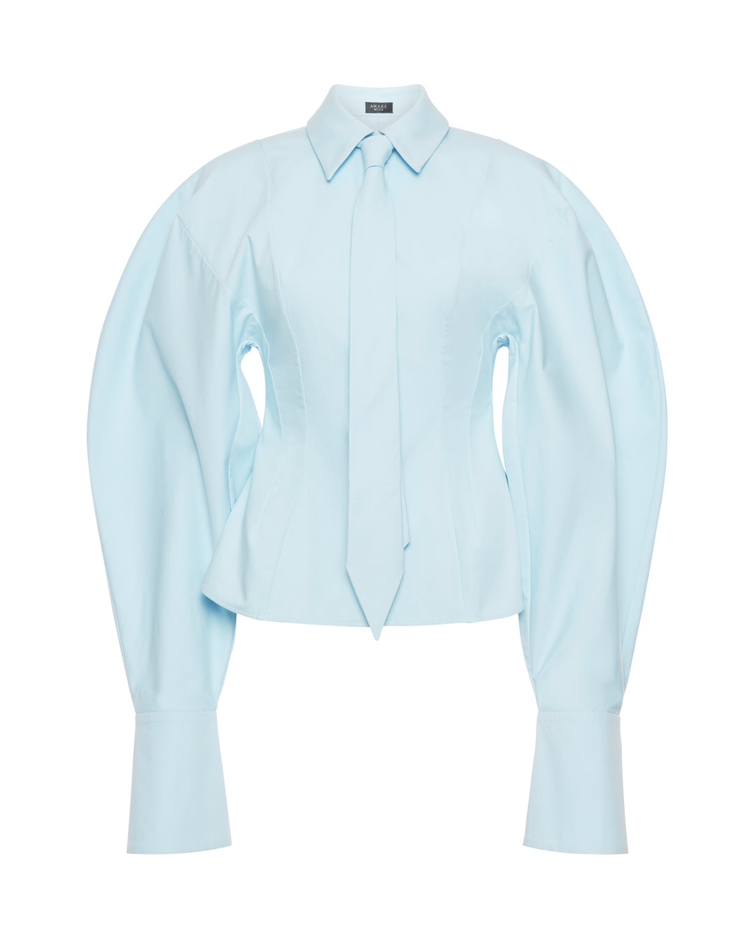 Puff Sleeve Shirt Light Blue