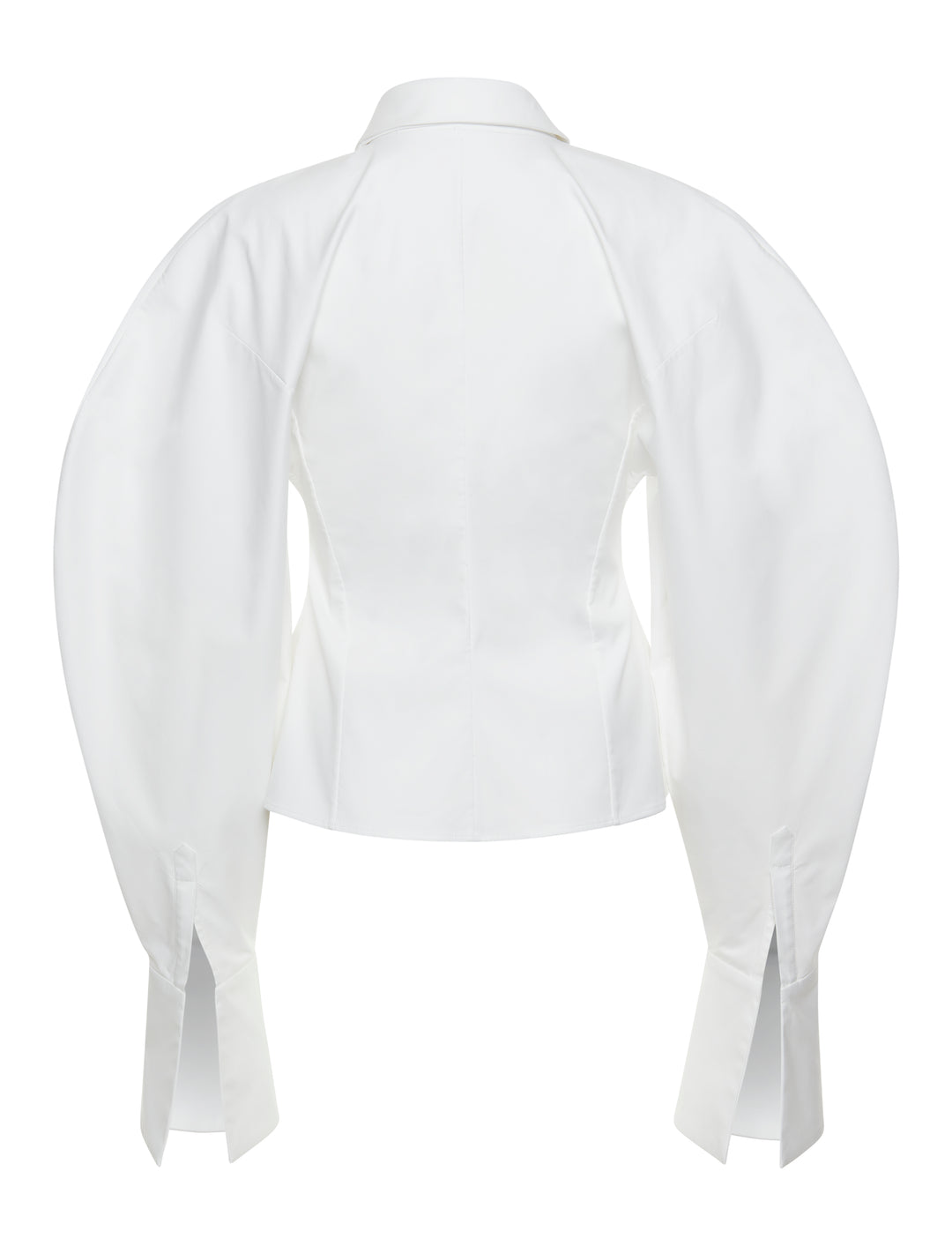 Puff Sleeve Shirt White