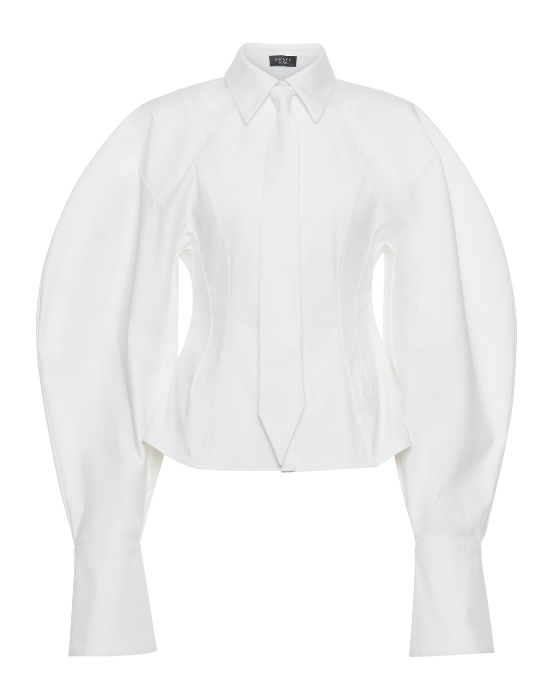 Puff Sleeve Shirt White
