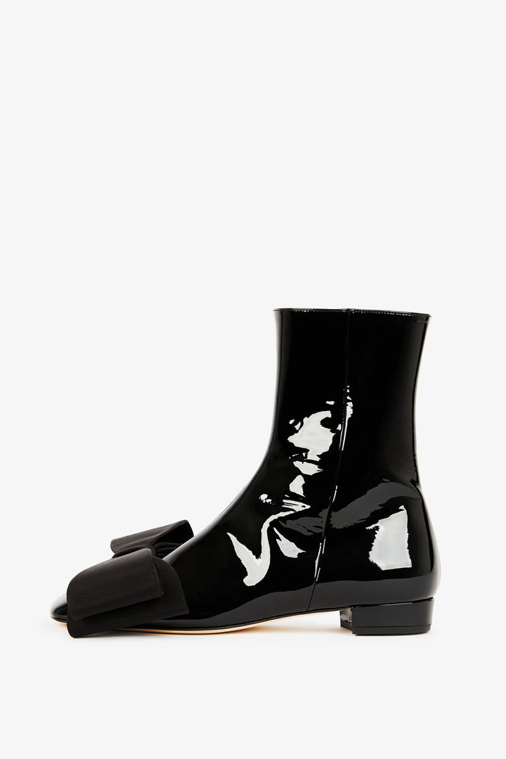 Noa Boot With Bow Black