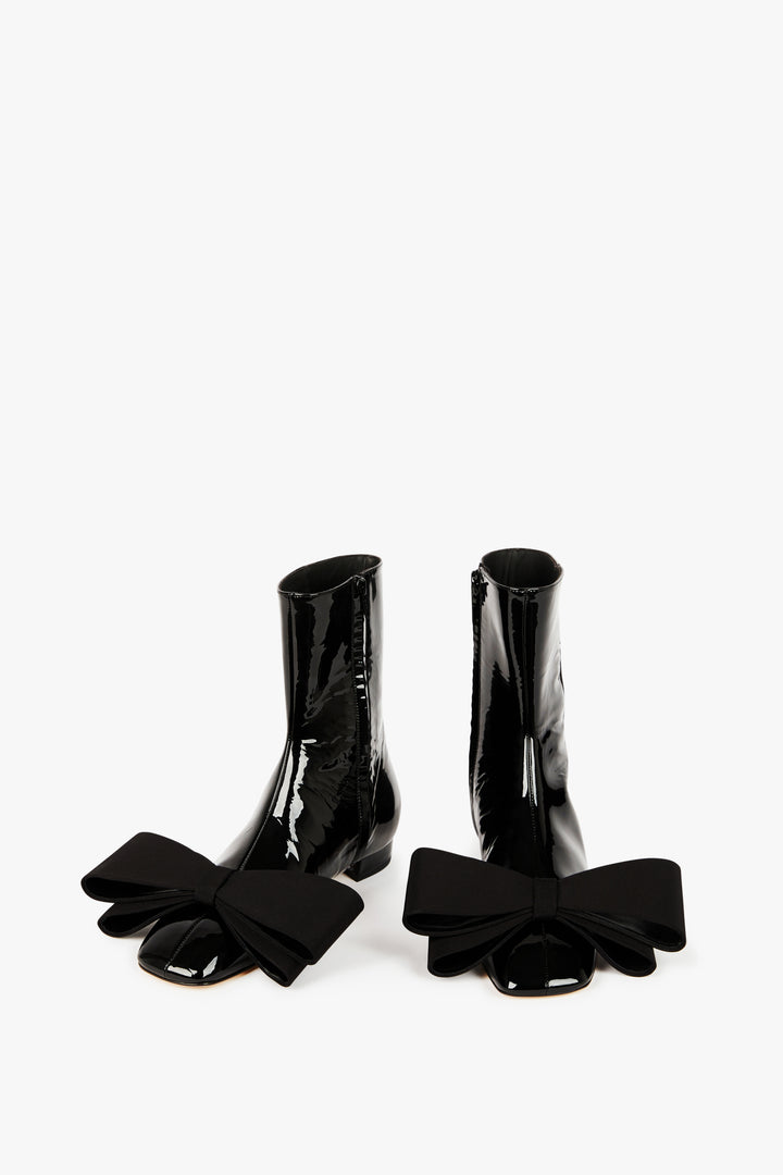 Noa Boot With Bow Black