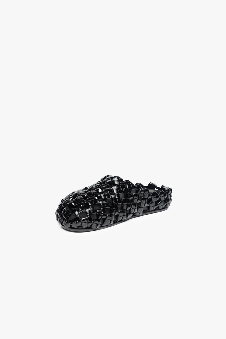 Weaved Clogs Black