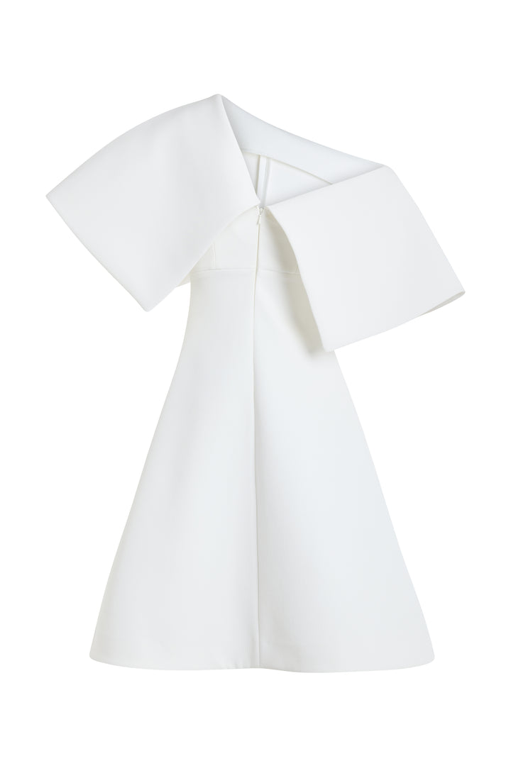 Big Collar Dress White