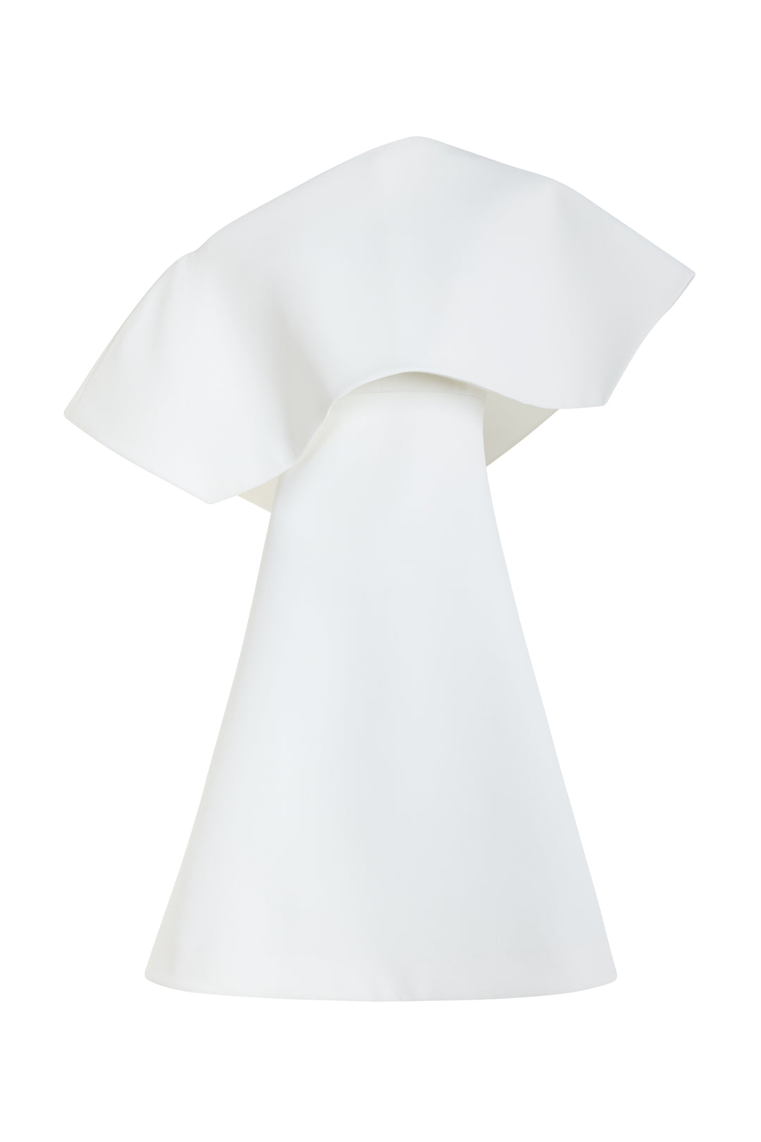 Big Collar Dress White