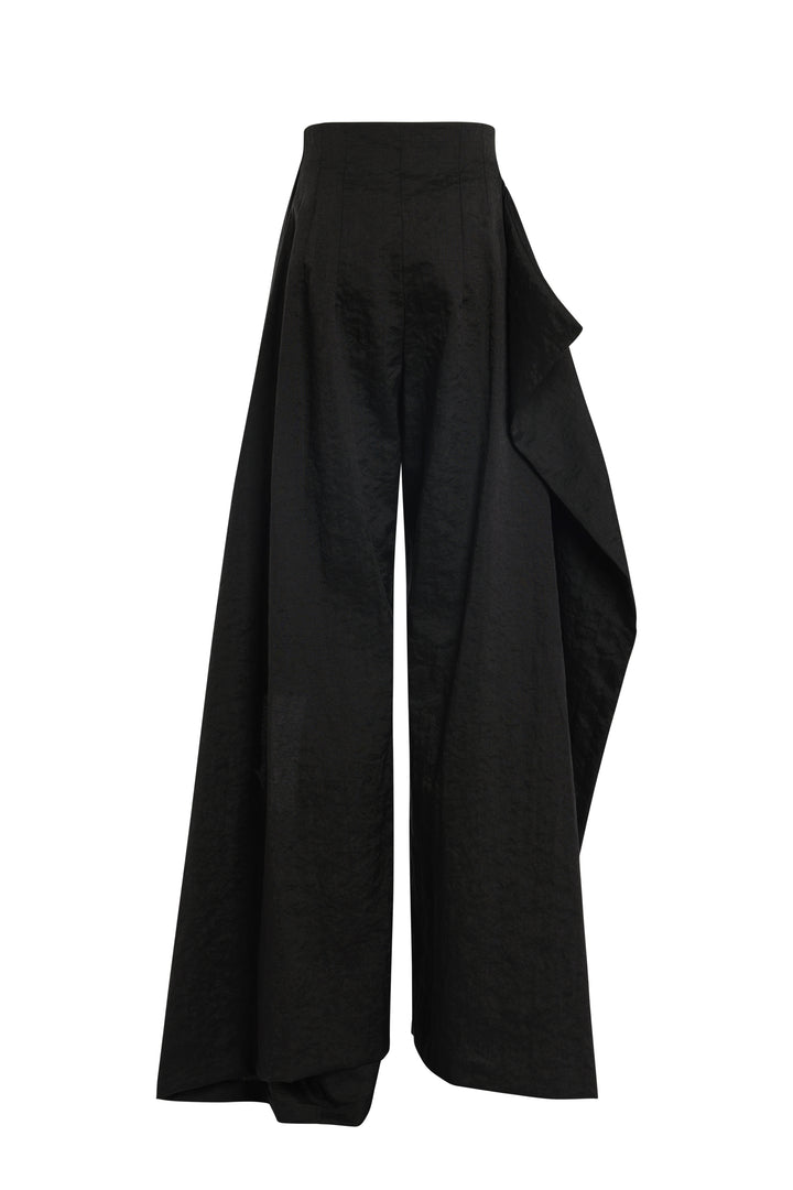 Slit Knee Trousers Dark Navy
